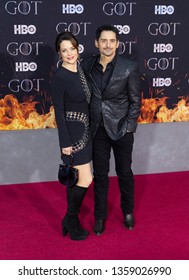 New York, NY - April 3, 2019: Kimberly Williams-Paisley And Brad Paisley Attend HBO Game Of Thrones Final Season Premiere At Radion City Music Hall