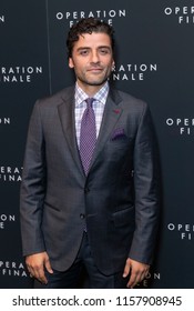 New York, NY - August 16, 2018: Oscar Isaac Attends Operation Finale Premiere At Walter Reade Theatre Lincoln Center