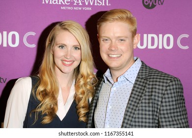 NEW YORK, NY - AUGUST 24: Valerie Steele Fielding And Comedian Aaron Fielding Attend Studio C Live From NYC Featuring Kenan Thompson At Hammerstein Ballroom On August 24, 2018 In New York City.