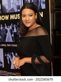 New York, NY - August 9, 2021: Shereen Pimentel Attends Premiere Of Documentary The Show Must Go On At Majestic Theatre