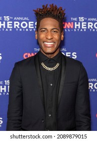 New York, NY - December 12, 2021: Jon Batiste attends 15th Annual CNN Heroes All-Star Tribute at American Museum of Natural History