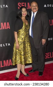 NEW YORK, NY - DECEMBER 14, 2014: Martin Luther King III (R) Attends The 'Selma' New York Premiere At The Ziegfeld Theater