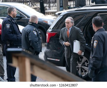 New York, NY - December 20, 2018: Attorney Benjamin Brafman Arrives For A Court Hearing Of Harvey Weinstein Case At New York Criminal Court