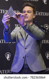 New York, NY - December 27, 2017: Tom Brennan Master Artisan Attends Installation Of Waterford Crystals On Times Square For New Year Eve Ball Drop