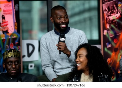 New York, NY - February 07 2019:  Tarell Alvin McCraney At The Thursday, Feb 7, 2019 BUILD Series Inside Candids At BUILD Studio, New York, NY