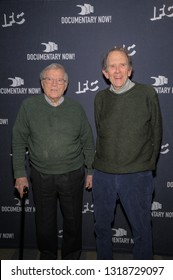 NEW YORK, NY - FEBRUARY 19: D.A. Pennebaker And Cornelius James Desmond Attend The 'Documentary Now' Special Screening At IFC Center On February 19, 2019 In New York City.