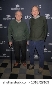 NEW YORK, NY - FEBRUARY 19: D.A. Pennebaker And Cornelius James Desmond Attend The 'Documentary Now' Special Screening At IFC Center On February 19, 2019 In New York City.