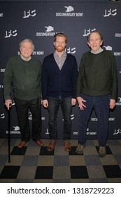 NEW YORK, NY - FEBRUARY 19: D.A. Pennebaker, Alex Buono And Cornelius James Desmond Attend The 'Documentary Now' Special Screening At IFC Center On February 19, 2019 In New York City.