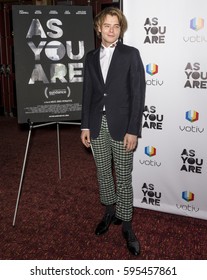 NEW YORK, NY - FEBRUARY 24, 2017: Actor Charlie Heaton Attends 'As You Are' New York Premiere At Village East Cinema