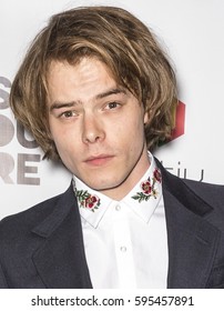 NEW YORK, NY - FEBRUARY 24, 2017: Actor Charlie Heaton Attends 'As You Are' New York Premiere At Village East Cinema