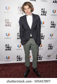 NEW YORK, NY - FEBRUARY 24, 2017: Actor Charlie Heaton Attends 'As You Are' New York Premiere At Village East Cinema