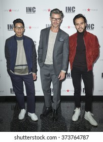 New York, NY - February 4, 2016: Anthony Urbano, Eric Rutherford, Moti Ankari Attend INC Unveils Spring 2016 Launch Party At One World Observatory