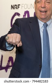 New York, NY - January 14, 2018: Mitchell Modell CEO Modells Sporting Goods Displays Yankees World Series Ring At 2018 National Retail Federation Foundation Gala At Pier 60