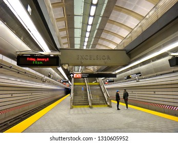 New York, NY - January 6 2017: 86th Street Q Train Station