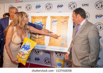 New York, NY - July 18, 2018: Kevin Hunter, Wendy Williams Wearing Dress By Norma Kamali, Frank Florio Attend Wendy Williams And The Hunter Foundation Gala At Hammerstein Ballroom