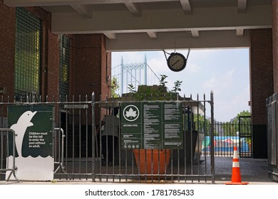 NEW YORK, NY - JULY 22: A View Of Astoria Pool Located In Astoria Park On July 22, 2020 In Queens Borough Of New York City.  The Pool Is Scheduled To Be Open On August 1, 2020.