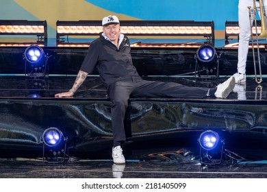 New York, NY - July 22, 2022: Macklemore Performs On Good Morning America Concert Series In Central Park