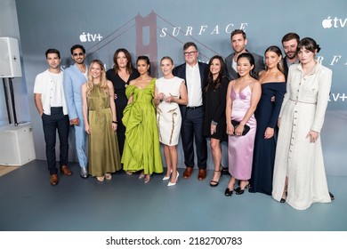 New York, NY - July 25, 2022: Cast And Crew Attend Premiere Of Apple TV+ Psychological Thriller “Surface” At The Morgan Library