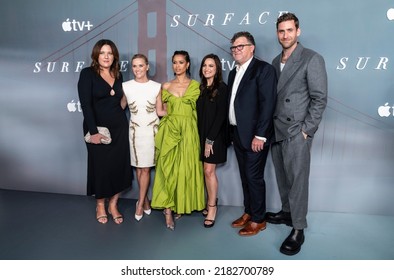 New York, NY - July 25, 2022: Cast And Crew Attend Premiere Of Apple TV+ Psychological Thriller “Surface” At The Morgan Library