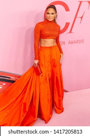 New York, NY - June 03, 2019: Jennifer Lopez Attends 2019 CFDA Fashion Awards At Brooklyn Museum