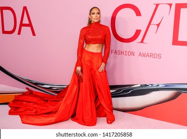 New York, NY - June 03, 2019: Jennifer Lopez Attends 2019 CFDA Fashion Awards At Brooklyn Museum