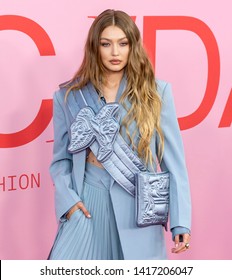 New York, NY - June 03, 2019: Gigi Hadid Attends 2019 CFDA Fashion Awards At Brooklyn Museum