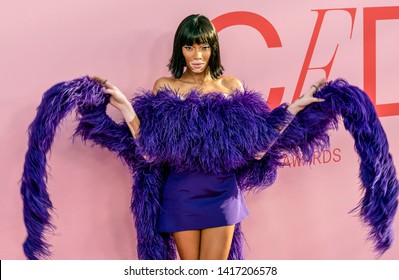 New York, NY - June 03, 2019: Winnie Harlow attends 2019 CFDA Fashion Awards at Brooklyn Museum