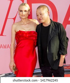 New York, NY - June 03, 2019: Diane Kruger And Jason Wu Attend 2019 CFDA Fashion Awards At Brooklyn Museum