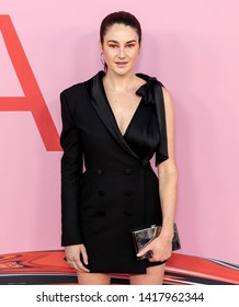 New York, NY - June 03, 2019: Shailene Woodley Attends 2019 CFDA Fashion Awards At Brooklyn Museum