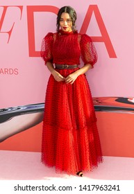 New York, NY - June 03, 2019: Laura Harrier Attends 2019 CFDA Fashion Awards At Brooklyn Museum