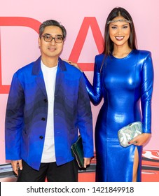 New York, NY - June 03, 2019: Rafe Totengco And Geena Rocero Attend 2019 CFDA Fashion Awards At Brooklyn Museum