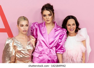 New York, NY - June 03, 2019: Kit Keenan, Charlotte Lawrence, And Cynthia Rowley Attend 2019 CFDA Fashion Awards At Brooklyn Museum