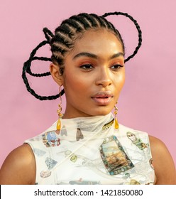 New York, NY - June 03, 2019: Yara Shahidi Attends 2019 CFDA Fashion Awards At Brooklyn Museum