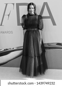 New York, NY - June 03, 2019: Laura Harrier Attends 2019 CFDA Fashion Awards At Brooklyn Museum