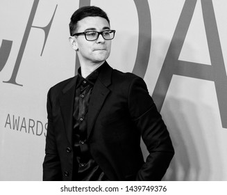 New York, NY - June 03, 2019: Christian Siriano Attends 2019 CFDA Fashion Awards At Brooklyn Museum