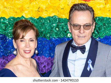 New York, NY - June 09, 2019: Robin Dearden And Bryan Cranston Attend The 73rd Annual Tony Awards At Radio City Music Hall