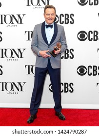 New York, NY - June 09, 2019: Best Actor In A Play Bryan Cranston Poses In The Press Room For The 2019 Annual Tony Awards At Radio City Music Hall