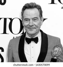 New York, NY - June 09, 2019: Best Actor In A Play Bryan Cranston Poses In The Press Room For The 2019 Annual Tony Awards At Radio City Music Hall