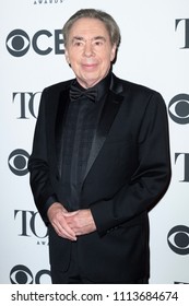 New York, NY - June 10, 2018: Award Winner Andrew Lloyd Webber Poses In The 72nd Annual Tony Awards Media Room At 3 West Club