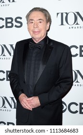 New York, NY - June 10, 2018: Award Winner Andrew Lloyd Webber Poses In The 72nd Annual Tony Awards Media Room At 3 West Club