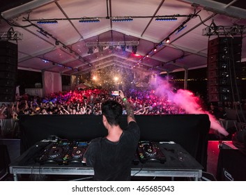 NEW YORK, NY - JUNE 18, 2016:  Bassjackers Perform At Governors Club On Governors Island, June 18, 2016 In New York City