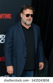 New York, NY - June 24, 2019: Russell Crowe Attends Showtime Network Premiere Of The Loudest Voice At Paris Theatre