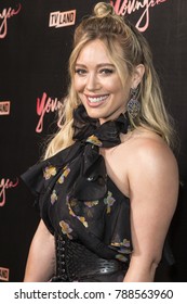 New York, NY - June 27, 2017: Hilary Duff Attends The Younger Season Four Premiere Party At Mr. Purple