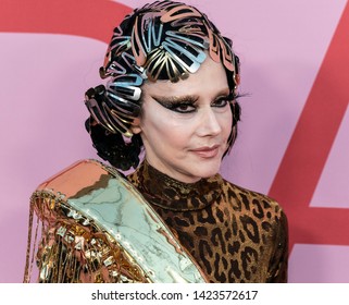 New York, NY - June 3, 2019: Susanne Bartsch Attends 2019 CFDA Fashion Awards At Brooklyn Museum