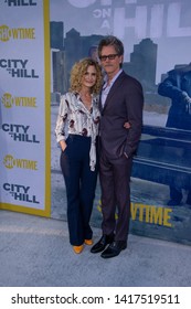 New York, NY - June 4, 2019: Kyra Sedgwick And Kevin Bacon Attend Showtime Network City On A Hill New York Premiere At SVA Theatre