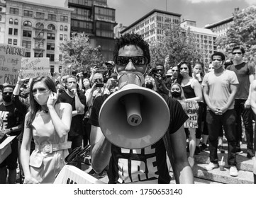 New York, NY - June 6, 2020: Jon Batiste And His Band Perform During Protest For Black Lives Matter On Union Square