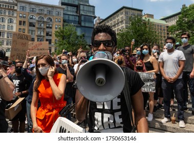 New York, NY - June 6, 2020: Jon Batiste And His Band Perform During Protest For Black Lives Matter On Union Square