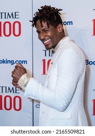 New York, NY - June 8, 2022: Jon Batiste attends Time 100 Gala as Time magazine celebrates its annual list at Frederick P. Rose Hall of Jazz at Lincoln Center