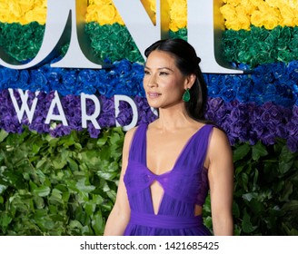 New York, NY - June 9, 2019: Lucy Liu Attends The 73rd Annual Tony Awards At Radio City Music Hall