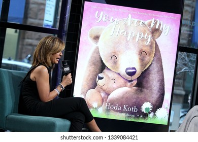 New York, NY - March 12 2019:  Hoda Kotb At The Tuesday, Mar 12, 2019 BUILD Series At BUILD Studio, New York, NY